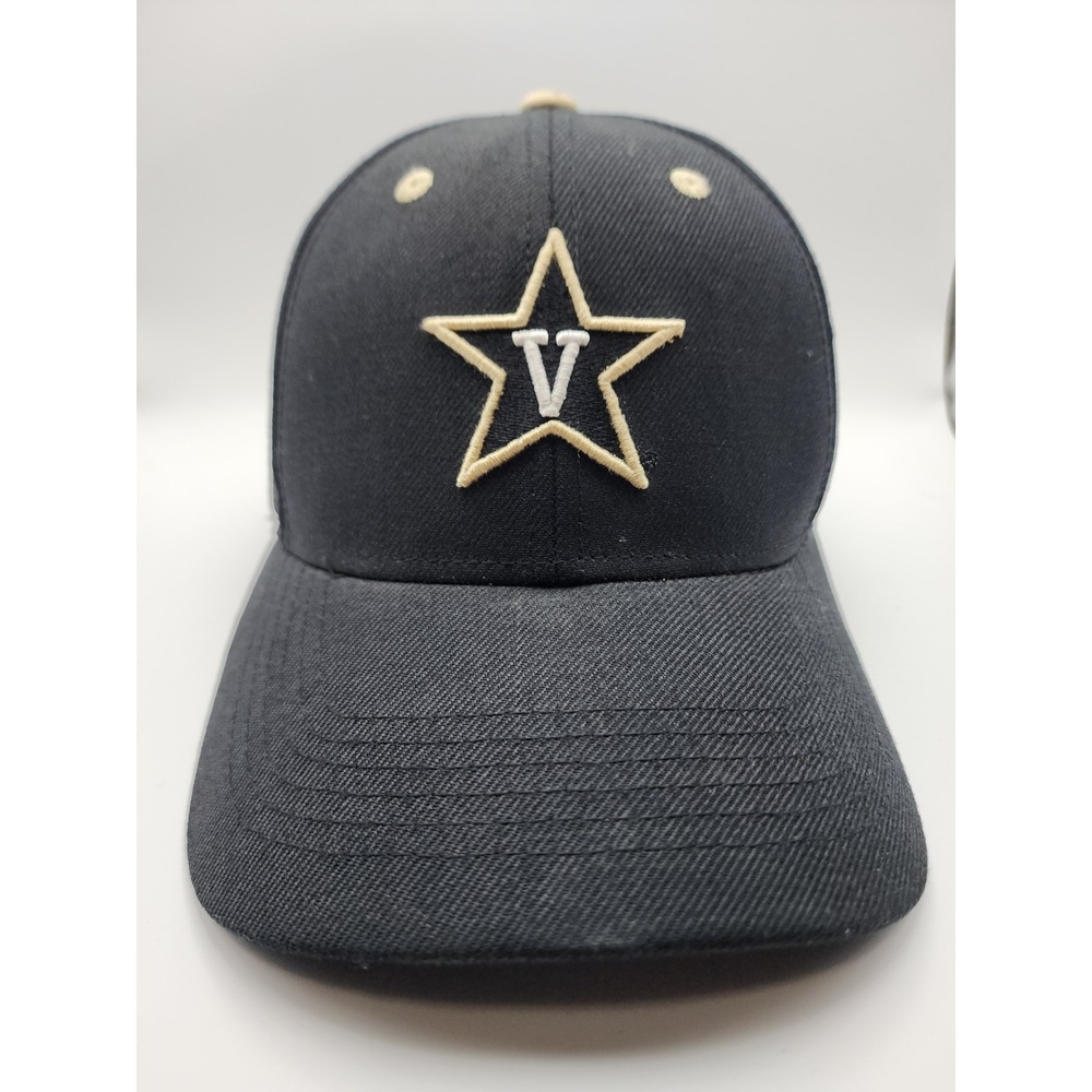 Vanderbilt University Commodores Vandy Top of the World Hat Strapback Black Gold